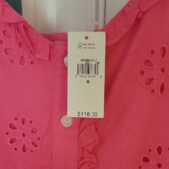 Gap Maxi Eyelet Pink Sundress - Picture 4 of 8
